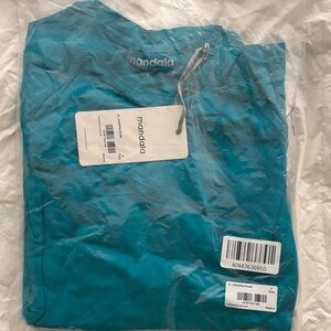 Mandala Teal T-Shirt Underscrubs